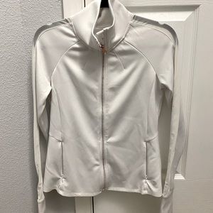 White athletic jacket